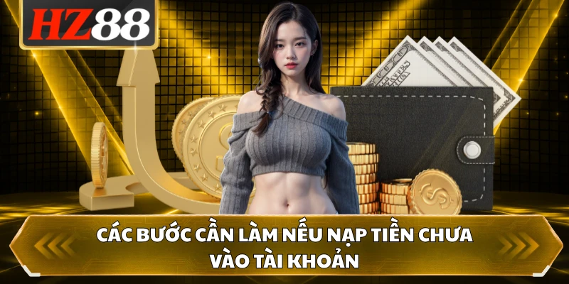 Các bước cần làm nếu nạp tiền chưa vào tài khoản 